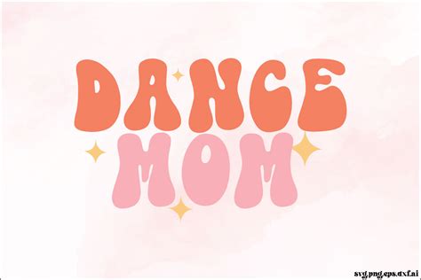 Dance Mom Retro Svg Graphic By Ak Graphics · Creative Fabrica