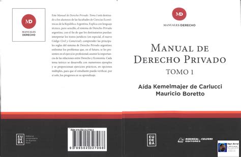 Manual De Derecho Privado Tomo I De Aida Kemelmajer De Carlucci Y