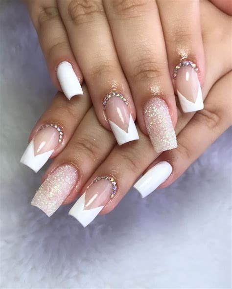 Unhas Brancas Glitter Como Fazer Fotos Deslumbrantes