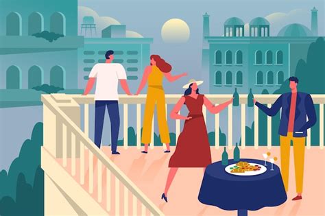 Rooftop Vectors And Illustrations For Free Download Freepik
