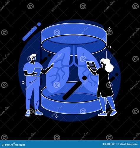 Lab-grown Organs Abstract Concept Vector Illustration. Stock Vector