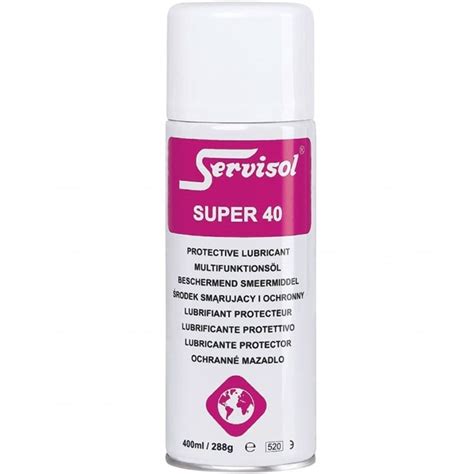 Servisol Super 40 Moisture Repellent And Lubricant Cleaning 400ml