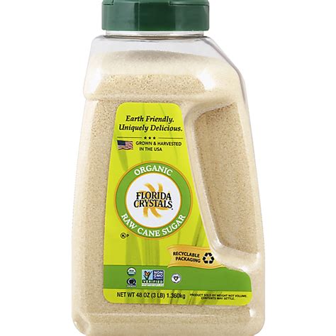 Florida Crystals Organic Raw Cane Sugar Lb Sugars Sweeteners