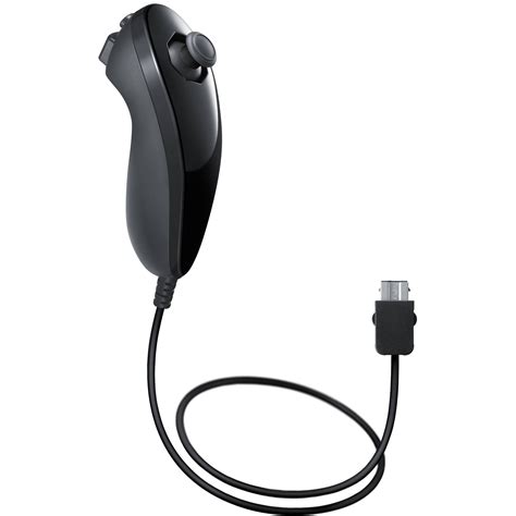 Nintendo Nunchuk Controller (Wii & Wii U, Black) RVLAFK3 B&H