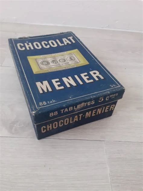 Ancienne Boite Publicitaires Chocolat Menier Des Ann Es Tab