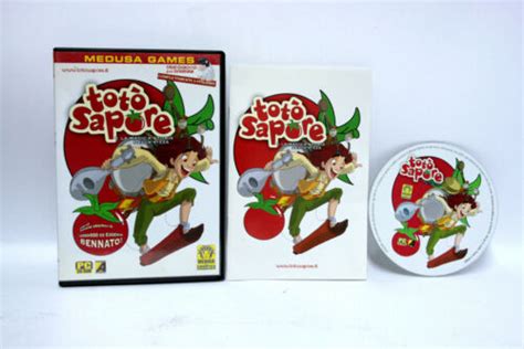 Toto Sapore E La Magica Storia Della Pizza Pc Cd Rom Gioco Usato