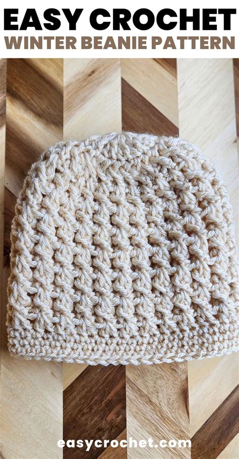 Winter Crochet Beanie Pattern Artofit