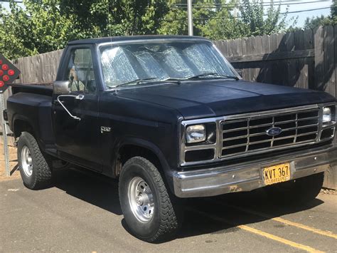 My Bullnose Project Its A 1985 Ford F150 Stepside 4x4 4spd 300 I6 Trucks