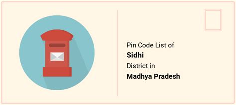 Sidhi District Pin Code List, Madhya Pradesh | PinCodeArea.in