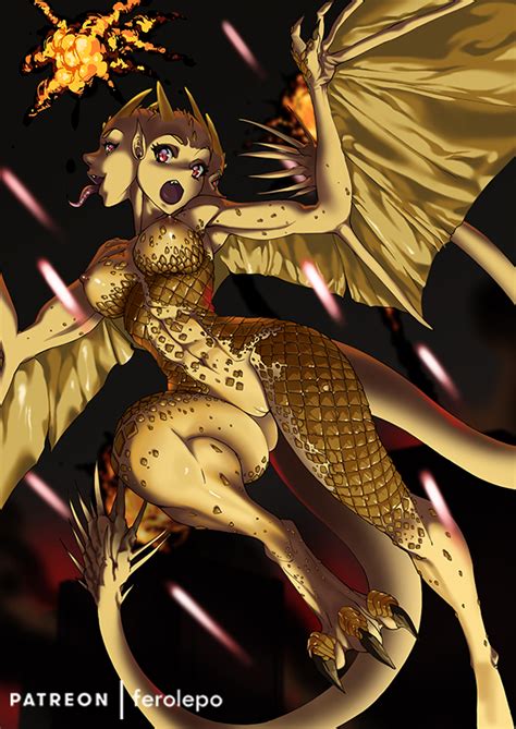Queen Ghidorah By MrNSFW Hentai Foundry