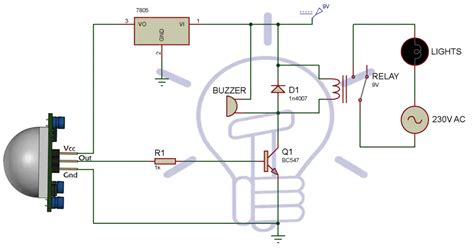 Infrared Motion Detector Circuit - Circuit Diagram, Working & Applications