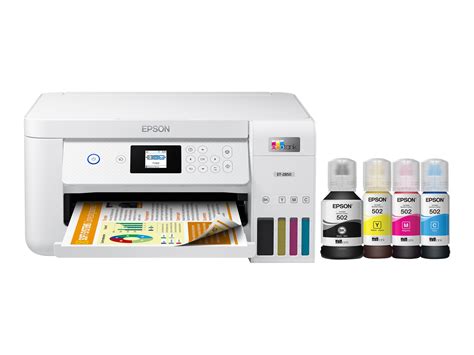 Epson EcoTank Wireless All In One Colour Printer White ET 2850