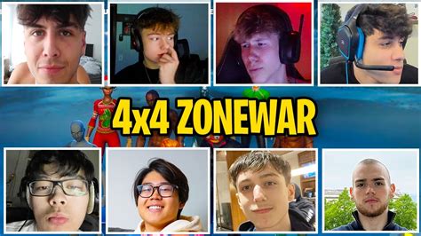 The MOST STACKED 4V4 ZONEWAR WAGER In FORTNITE YouTube