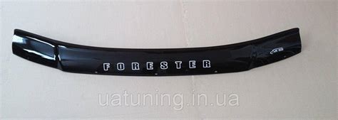 Дефлектор Капота VT-52 на Subaru Forester 1997-2000 Мухобойка VT-52 на ...