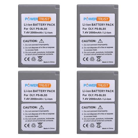 2000mAh PS BLS5 BLS 5 BLS5 BLS50 Replacement Li Ion Battery For Olympus