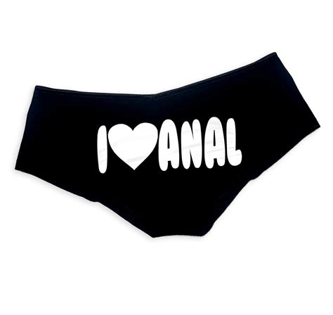I Love Anal Panties Funny Panties Booty Bachelorette Party Bridal Gift