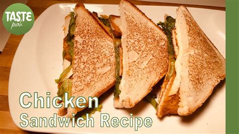 How To Make Chicken Sandwich Recipe Easy Spicy Chicken Sandwich By Taste Pak Youtube