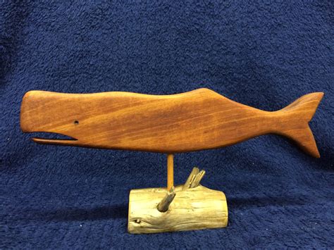 How to Make a Simple Whale Carving: Handcrafted Nautical Folk Art ...