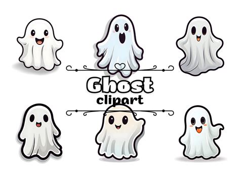 Lovely Ghost Clipart Cute Ghost Clipart Haloween Clipart Cute Halloween