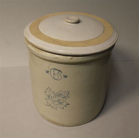 Bargain John S Antiques Antique Stoneware Crock Lid For Or Gallon