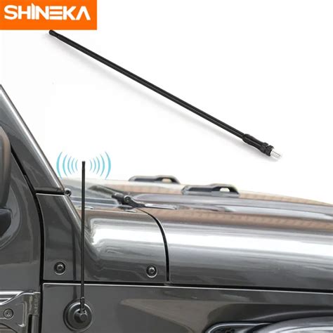 Shineka Car Am Fm Antenna Mast For Jeep Wrangler Jk 2007 2017 Satellite Radio Antennas For Jeep