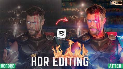 Hdr Cc Tutorial In Capcut Capcut K Hdr Tutorial How To Edit In