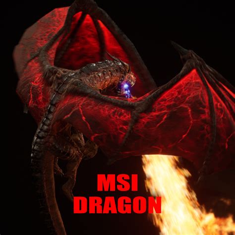 Artstation Project Msi Dragon