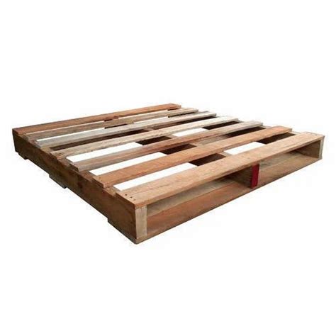 Rectangular Brown Two Way Entry Wooden Pallet Capacity Kg At