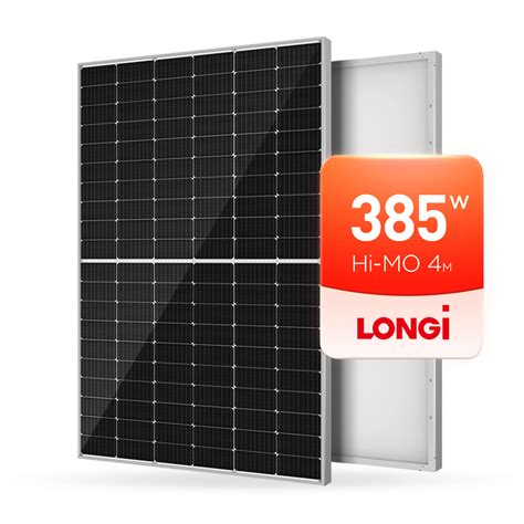 Bifacial Dual Glass Longi Solar Panels 375W 380W 410W 415W With