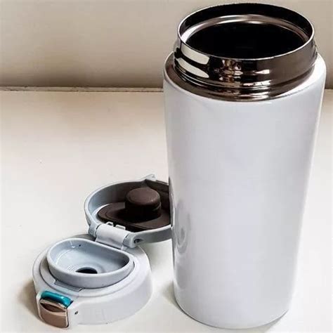 Garrafa T Rmica Inox Ml Vacuum Cup Cor Branco Mercadolivre