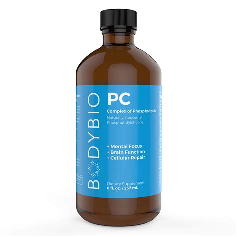 BodyBio PC Liposomal Phospholipid Complex 8 Fl Oz Premium Supplement