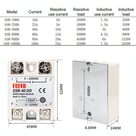 Dc To Dc Solid State Relay Module Ssr Dd To Ssr Dd V Dc