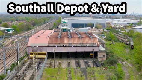 Aerial Views Of SOUTHALL Depot Yard And The GWML West London YouTube