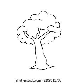 Big Small Clipart Black And White Tree