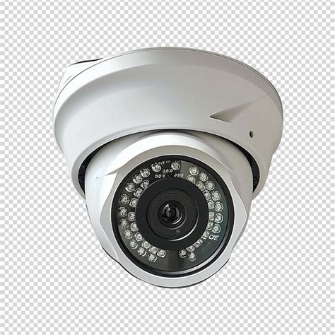 Premium Psd Cctv Camera Isolated On Transparent Background