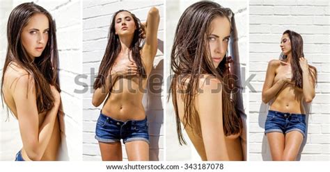 Collage Sexy Nude Models Isolated On Stock Photo 343187078 Shutterstock