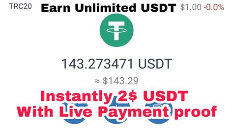 Usdt Instantly Withdraw Proof Usdt Live Payment Proof Earn