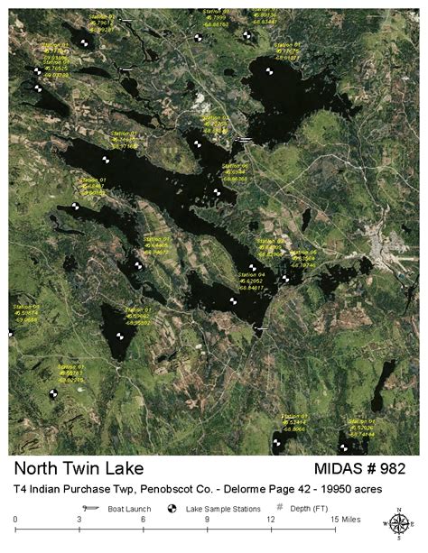 Lake Overview Ambajejus Elbow North Twin South Twin Pemadumcook Chain Lake T3 Indian