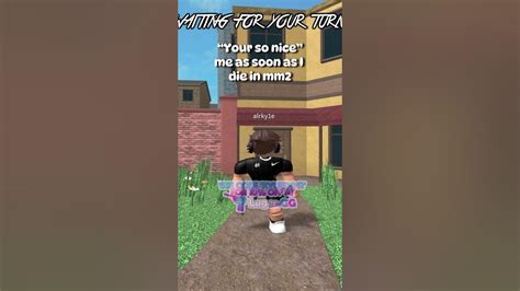 The Accent Just Comes Out Roblox Murdermystery2 Mm2 Robloxshorts