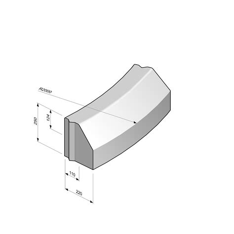 Highway Kerb Splay Radius External X M Radius