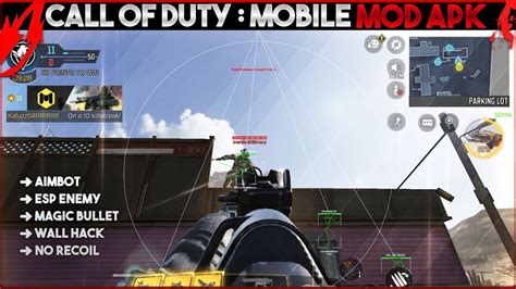 Call Of Duty Mobile Mod Apk Global Version Aimbot Esp Wall