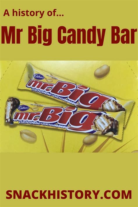 Mr Big Candy Bar (History, Marketing & Commercials) - Snack History