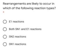 Answered Rearrangements Are Likely To Occur In Which Of The Following