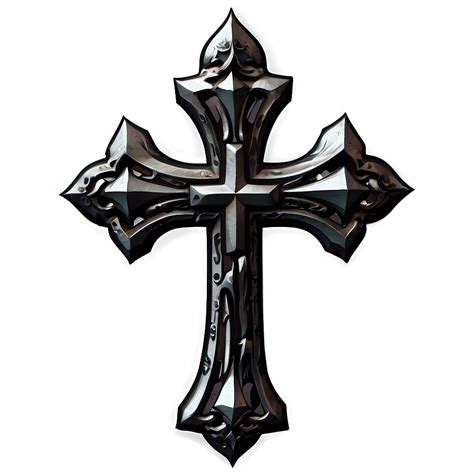 Download Gothic Black Cross Png Pao59