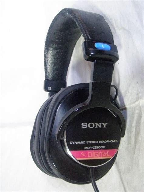 【傷や汚れあり】sony Mdr Cd900st 新品極厚イヤーパッド交換済 音出確認済 モニターヘッドホン 67の落札情報詳細 ヤフオク