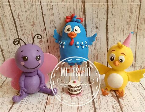 Cake Topper Gallina Pintadita Handmade Desaf Os