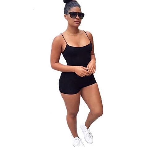 Shorts Jumpsuits For Women Summer Plus Size Sporting Playsuits Bodycon