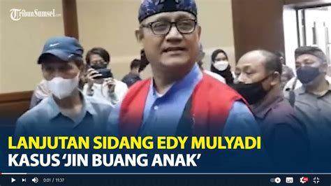 Edy Mulyadi Menangis Seusai Saksi Memberikan Keterangan Dalam Sidang