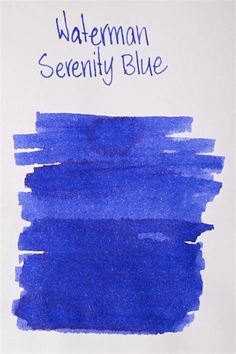 Waterman Serenity Blue Ink Review