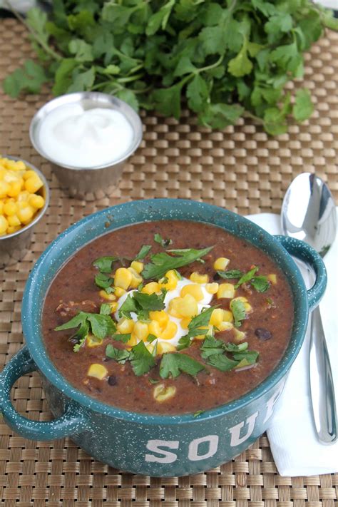 Black Bean And Chorizo Soup